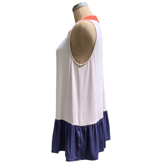 Anthropologie Postmark Twisted Neck Sleeveless Top Tunic Dress Small S - Picture 2 of 13